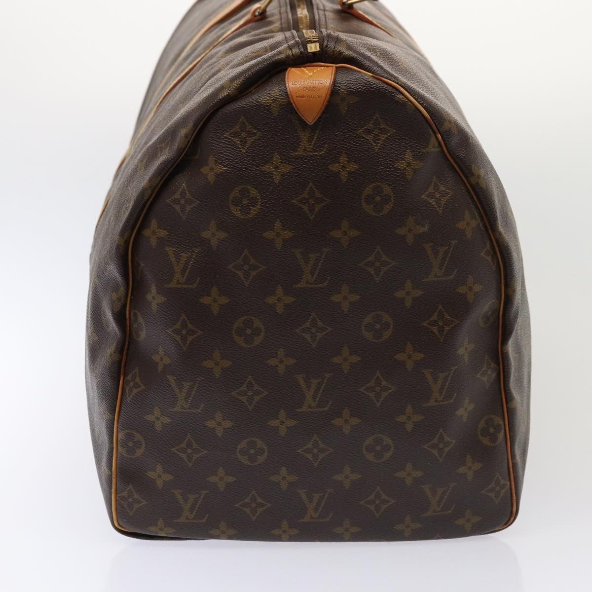 Louis Vuitton Keepall Bag Monogram Canvas Brown Canvas Travel Bag Bag (Authentic Pre-Loved)