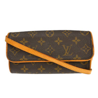 Louis Vuitton Louis Vuitton Twin Handbag Monogram Canvas Brown Canvas Clutche & Pouche Bag (Authentic Pre-Loved)