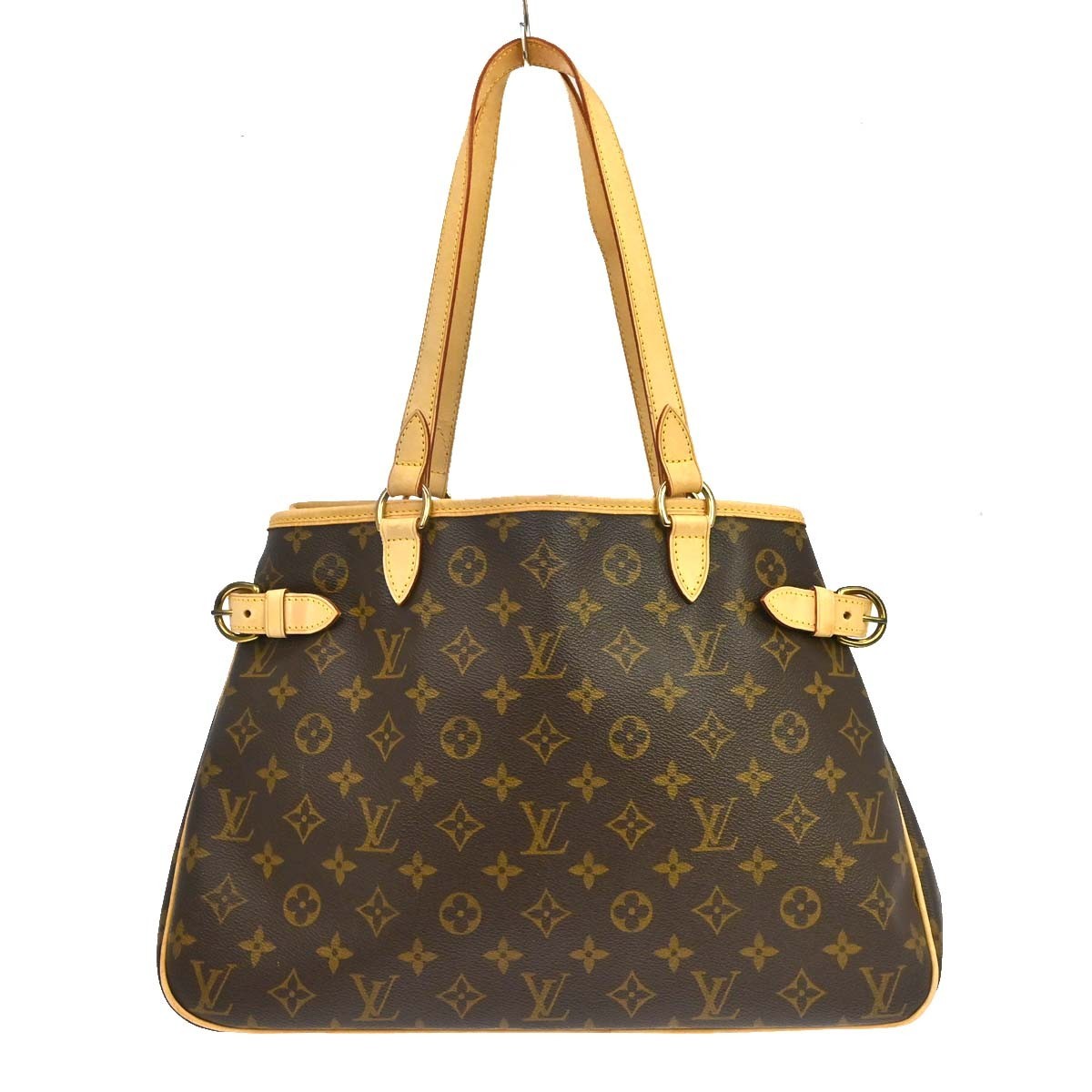 Louis Vuitton Louis Vuitton Batignolles Handbag Monogram Canvas Brown Canvas Tote Bag Bag (Pre-Loved)
