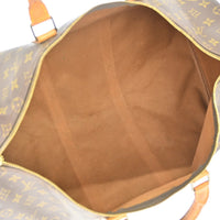 Louis Vuitton Keepall Bag Monogram Canvas Brown Canvas Travel Bag Bag (Pre-Loved)