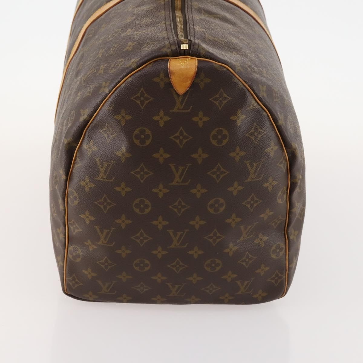 Louis Vuitton Keepall Bag Monogram Canvas Brown Canvas Travel Bag Bag (Pre-Loved)