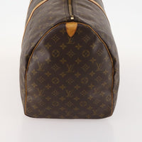 Louis Vuitton Keepall Bag Monogram Canvas Brown Canvas Travel Bag Bag (Pre-Loved)