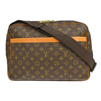 Louis Vuitton Reporter Bag Monogram Canvas Brown Canvas Shoulder Bag Bag (Authentic Pre-Loved)