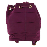 Salvatore Ferragamo Vala Backpack Canvas Purple Canvas Backpack Bag (Authentic Pre-Loved)