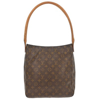 Louis Vuitton Louis Vuitton Monogram Looping Handbag Monogram Canvas Brown Canvas Shoulder Bag Bag (Authentic Pre-Loved)