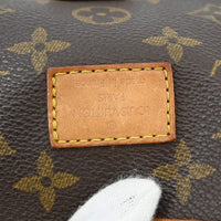 Louis Vuitton Saumur Handbag Monogram Canvas Brown Canvas Shoulder Bag Bag (Authentic Pre-Loved)