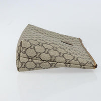 Gucci Zip Pouch Gg Canvas Beige Canvas Clutche & Pouche Bag (Authentic Pre-Loved)
