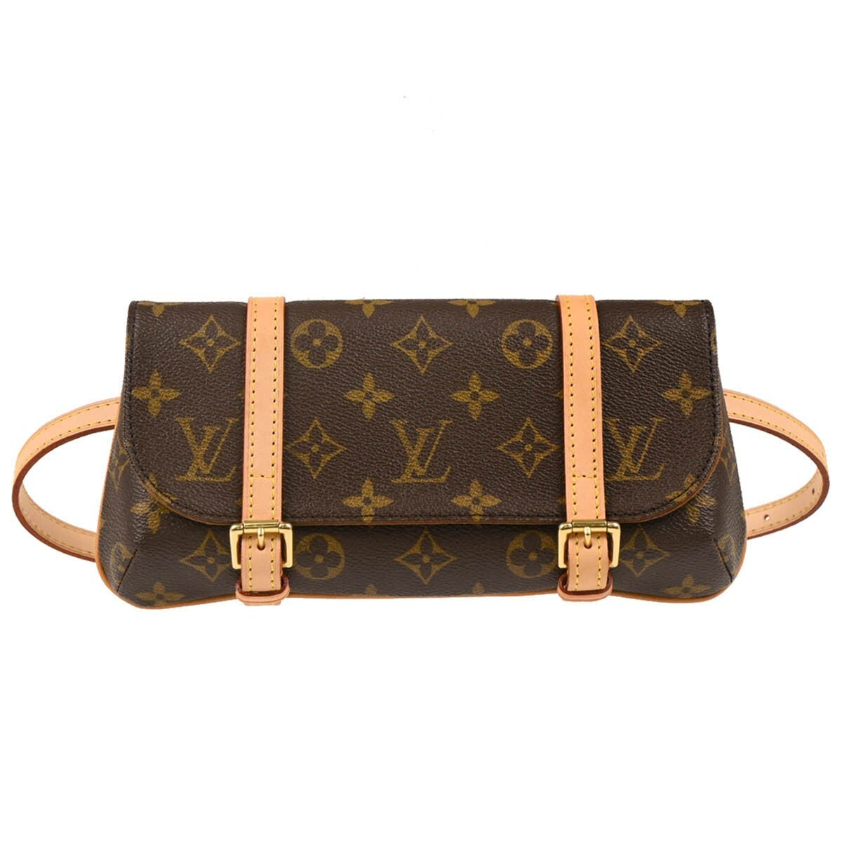 Louis Vuitton Marelle Waist Bag Monogram Canvas Brown Canvas Clutche & Pouche Bag (Authentic Pre-Loved)