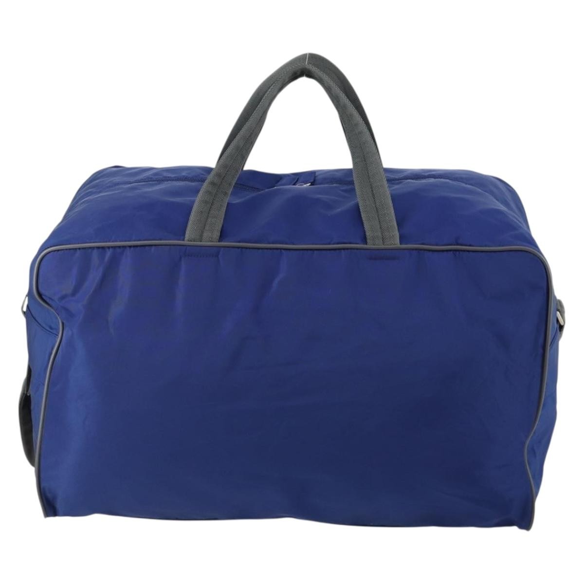 Prada Convertible Weekender Bag Tessuto Blue Nylon Travel Bag Bag (Authentic Pre-Loved)