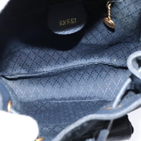 Gucci Gucci Bamboo Backpack Daim Navy Suede Backpack Bag (Authentic Pre-Loved)