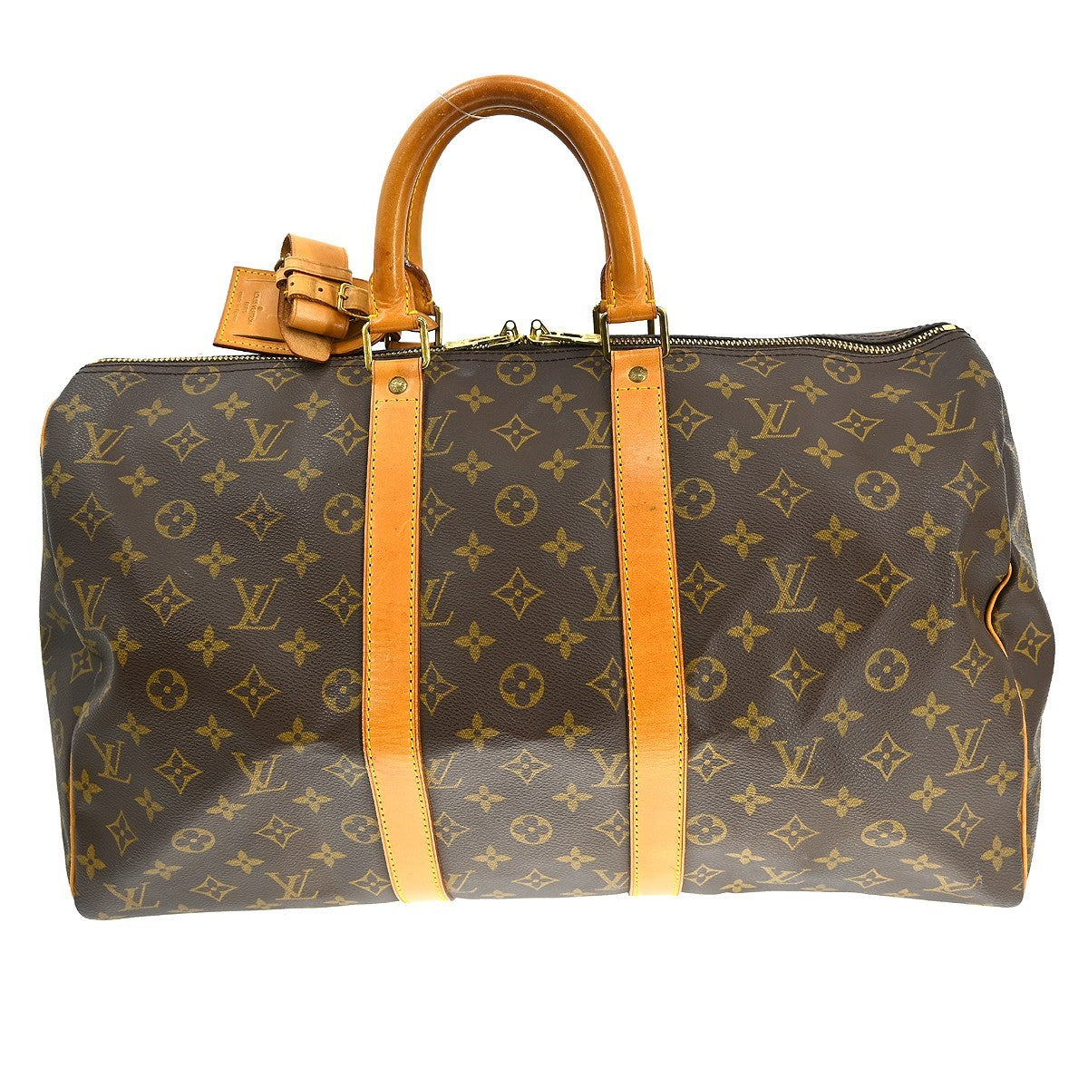 Louis Vuitton Louis Vuitton Keepall Bag Monogram Canvas Brown Canvas Travel Bag Bag (Pre-Loved)
