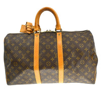 Louis Vuitton Louis Vuitton Keepall Bag Monogram Canvas Brown Canvas Travel Bag Bag (Pre-Loved)