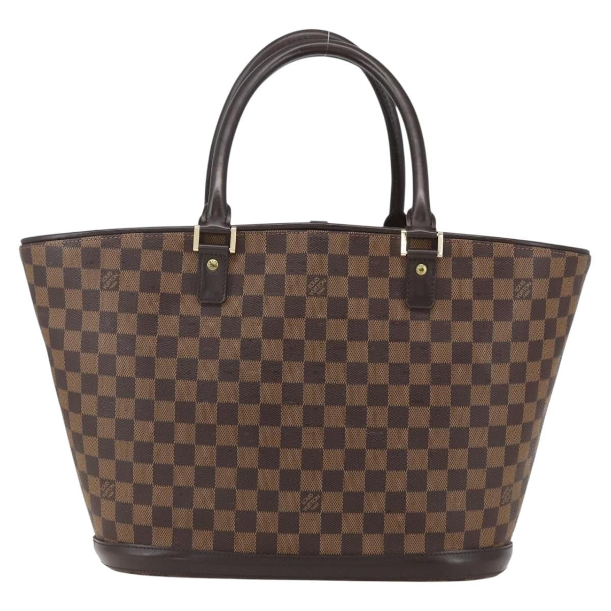 Louis Vuitton Manosque Handbag Damier Brown Canvas Tote Bag Bag (Authentic Pre-Loved)