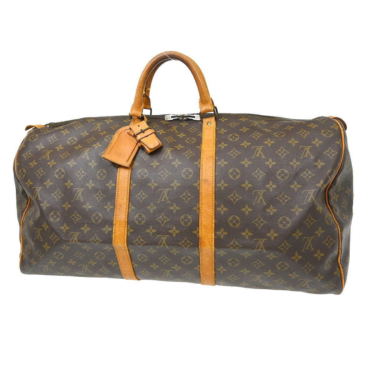 Louis Vuitton Louis Vuitton Keepall Bag Monogram Canvas Brown Canvas Travel Bag Bag (Pre-Loved)