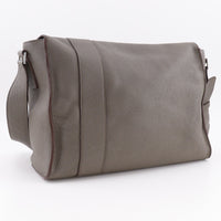 Hermes Alfred Messenger Bag Clemence Gray Leather Shoulder Bag Bag (Authentic Pre-Loved)