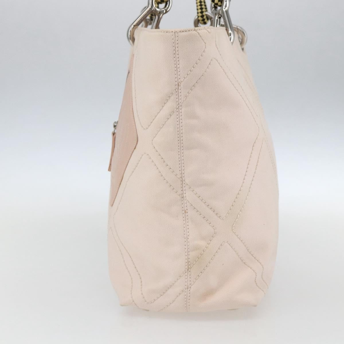 Chanel Chanel Vintage Cruise Line No.5 Tote Quilted Canvas Pink Canvas Tote Bag Bag (Pre-Loved)