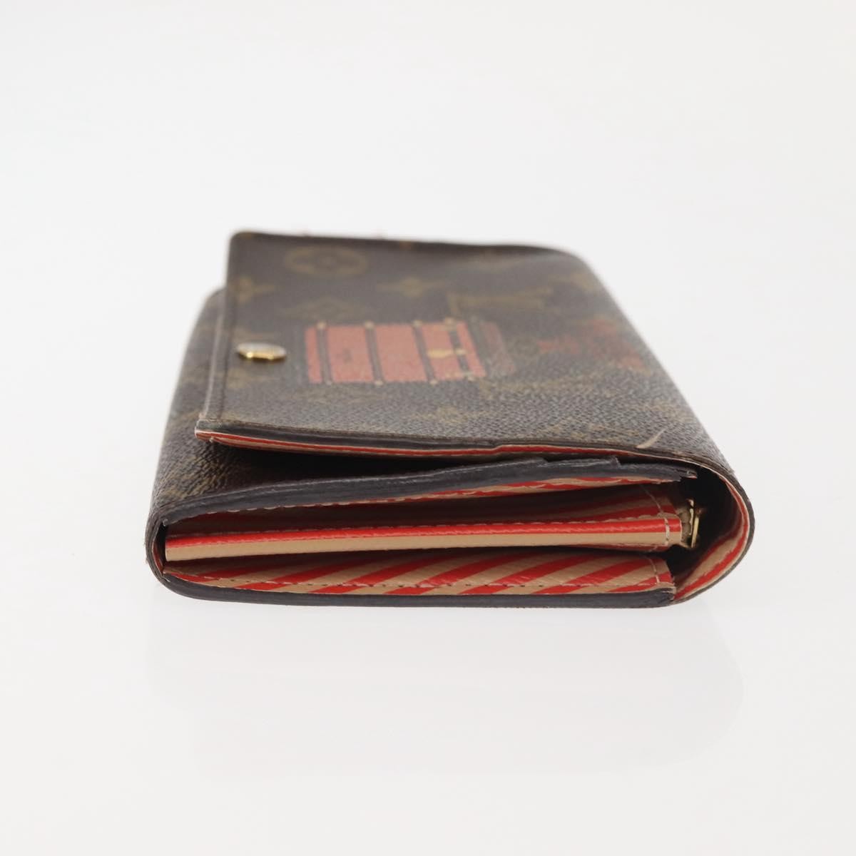 Louis Vuitton Vintage Sarah Wallet Monogram Canvas Brown Canvas Wallets Accessory (Authentic Pre-Loved)