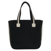 Burberry Blue Label Tote Bag Canvas Black Canvas Tote Bag Bag (Pre-Loved)
