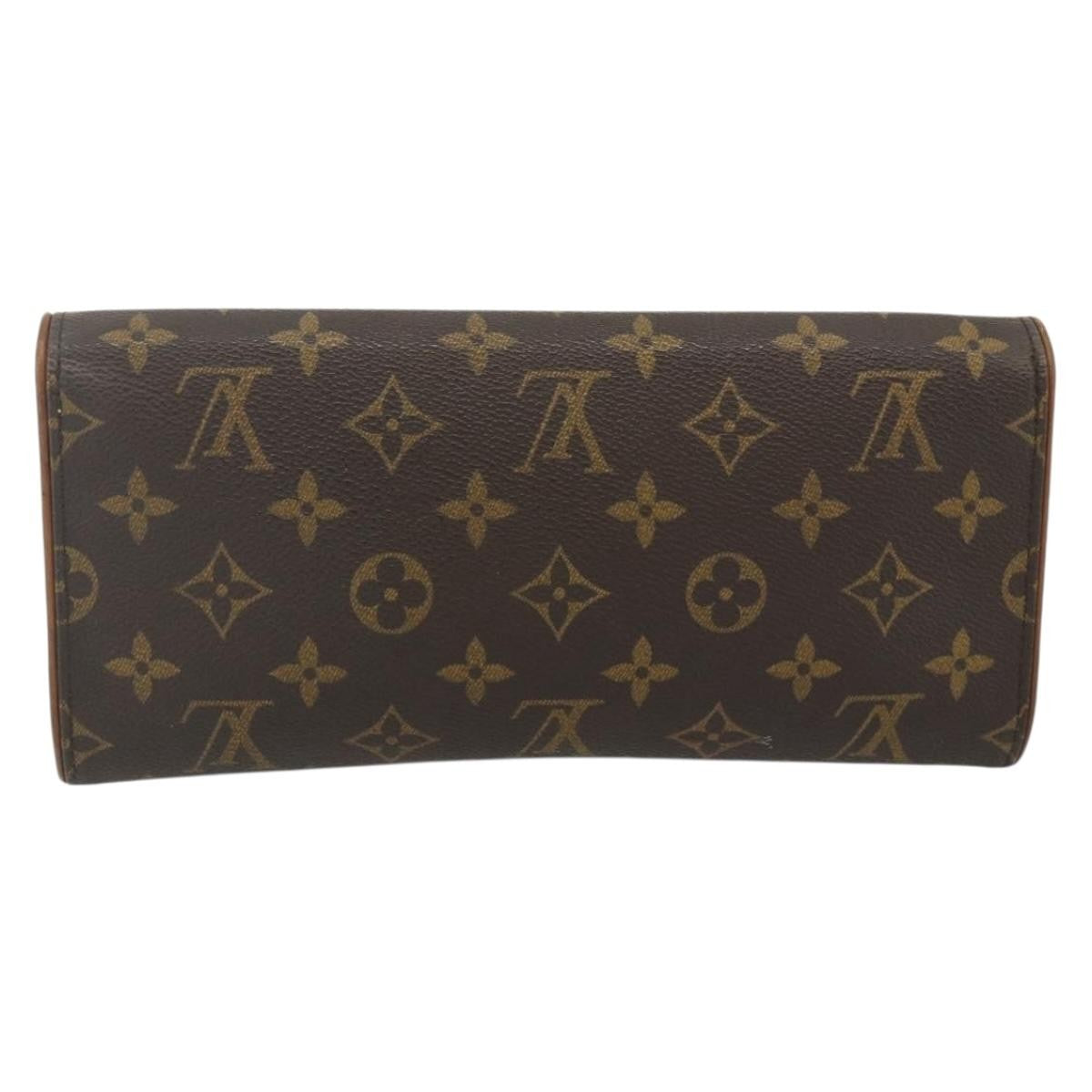 Louis Vuitton Twin Handbag Monogram Canvas Brown Canvas Clutche & Pouche Bag (Authentic Pre-Loved)