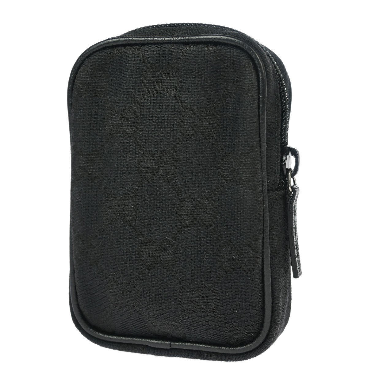 Gucci Cigarette Case Gg Canvas Black Canvas Card Holders Accessory (Authentic Pre-Loved)