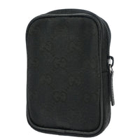 Gucci Cigarette Case Gg Canvas Black Canvas Card Holders Accessory (Authentic Pre-Loved)