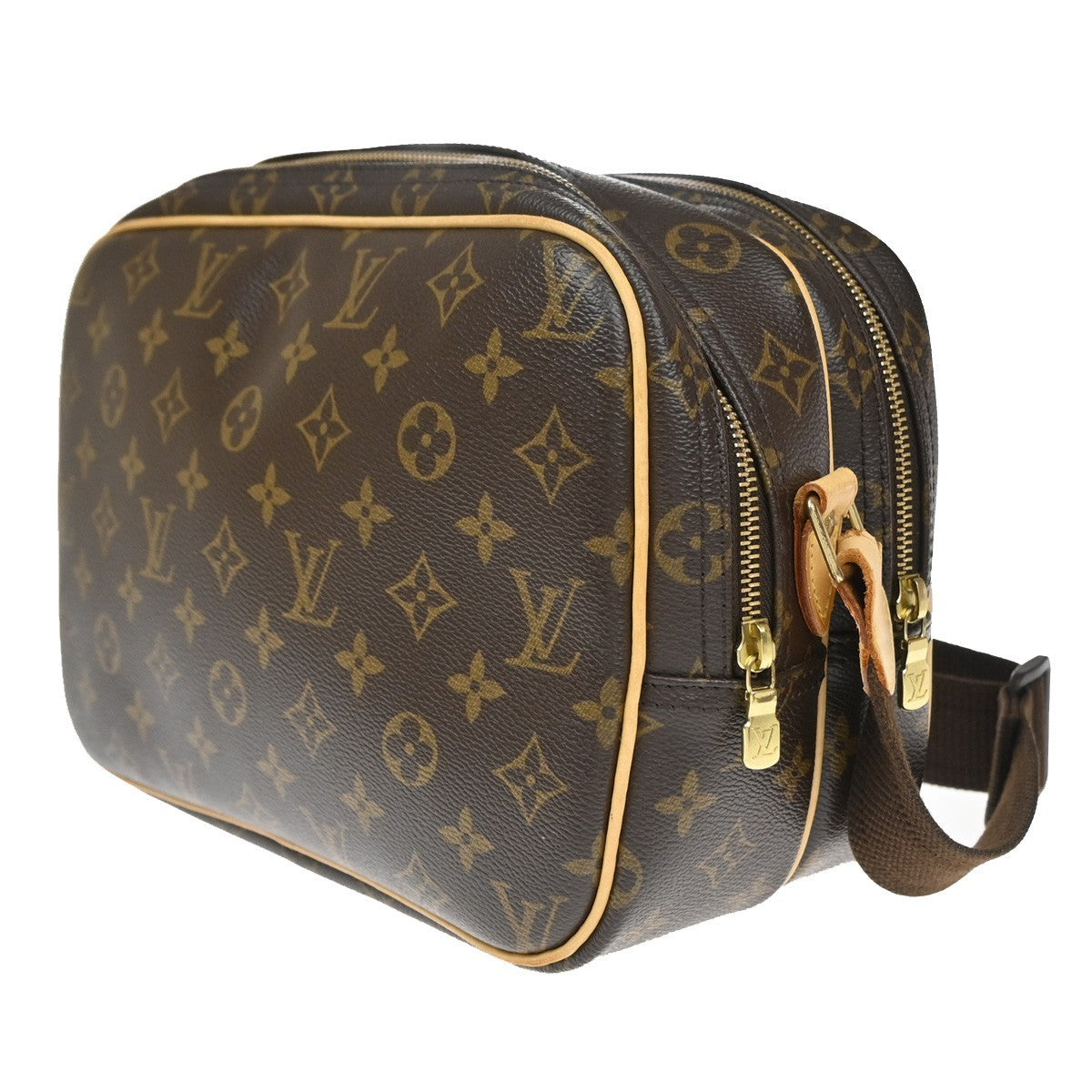 Louis Vuitton Reporter Bag Monogram Canvas Brown Canvas Shoulder Bag Bag (Authentic Pre-Loved)
