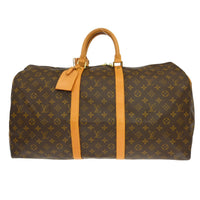 Louis Vuitton Louis Vuitton Keepall Bag Monogram Canvas Brown Canvas Travel Bag Bag (Pre-Loved)