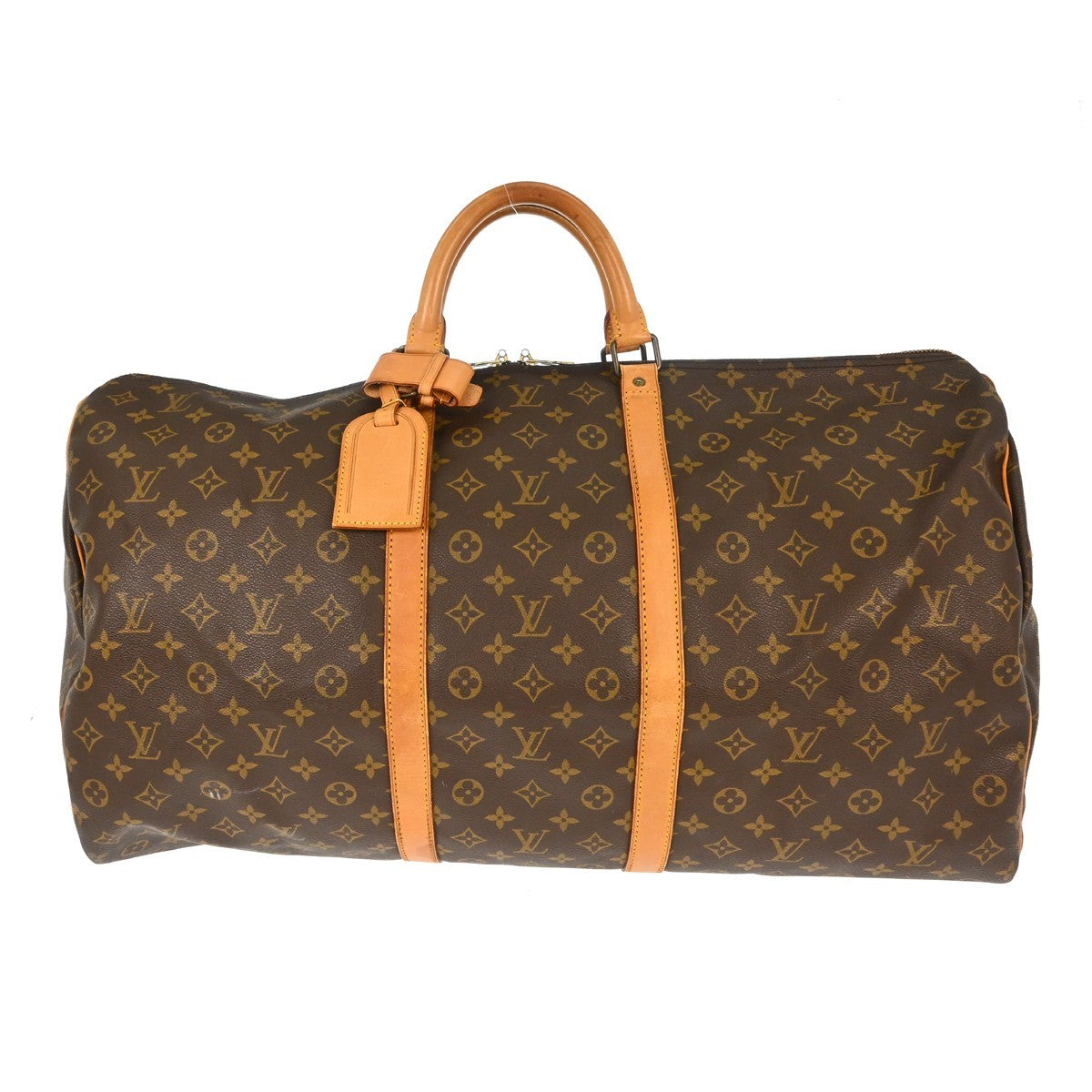 Louis Vuitton Louis Vuitton Keepall Bag Monogram Canvas Brown Canvas Travel Bag Bag (Pre-Loved)