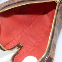Louis Vuitton Geronimos Waist Bag Damier Brown Canvas Shoulder Bag Bag (Authentic Pre-Loved)