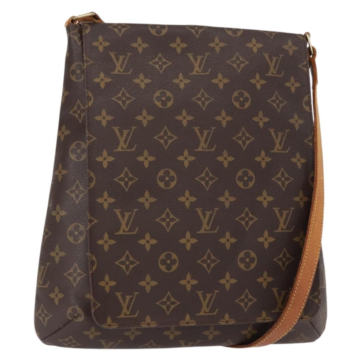 Louis Vuitton Musette Salsa Handbag Monogram Canvas Brown Canvas Shoulder Bag Bag (Authentic Pre-Loved)