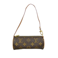 Louis Vuitton Papillon Pochette Monogram Canvas Brown Canvas Clutche & Pouche Bag (Authentic Pre-Loved)