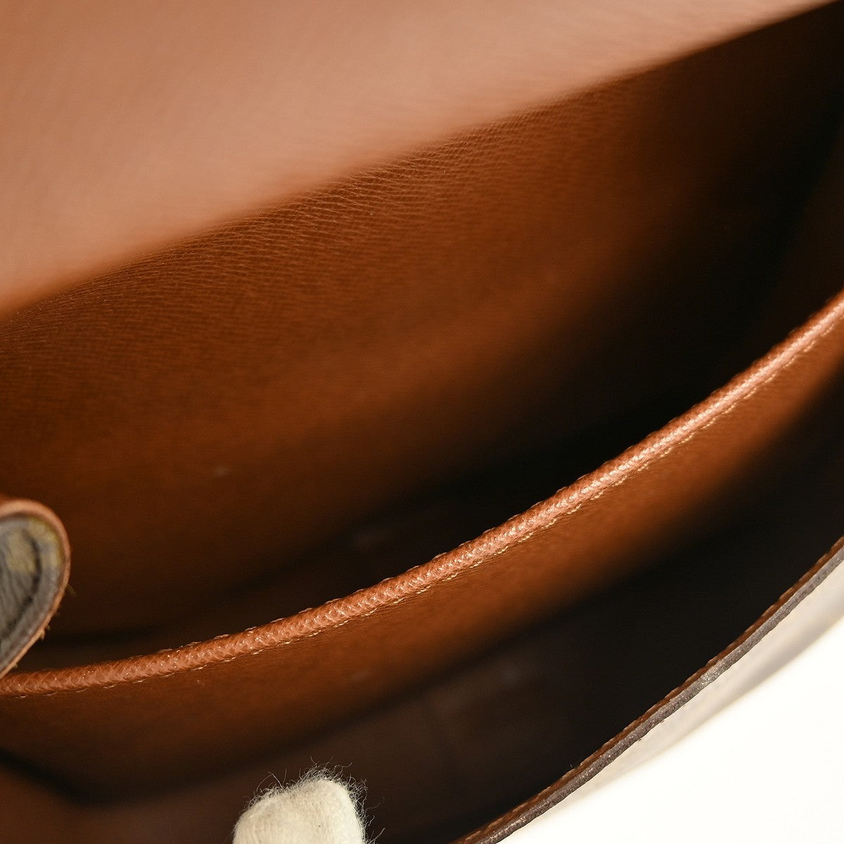 Louis Vuitton Cartouchiere Handbag Monogram Canvas Brown Canvas Shoulder Bag Bag (Authentic Pre-Loved)