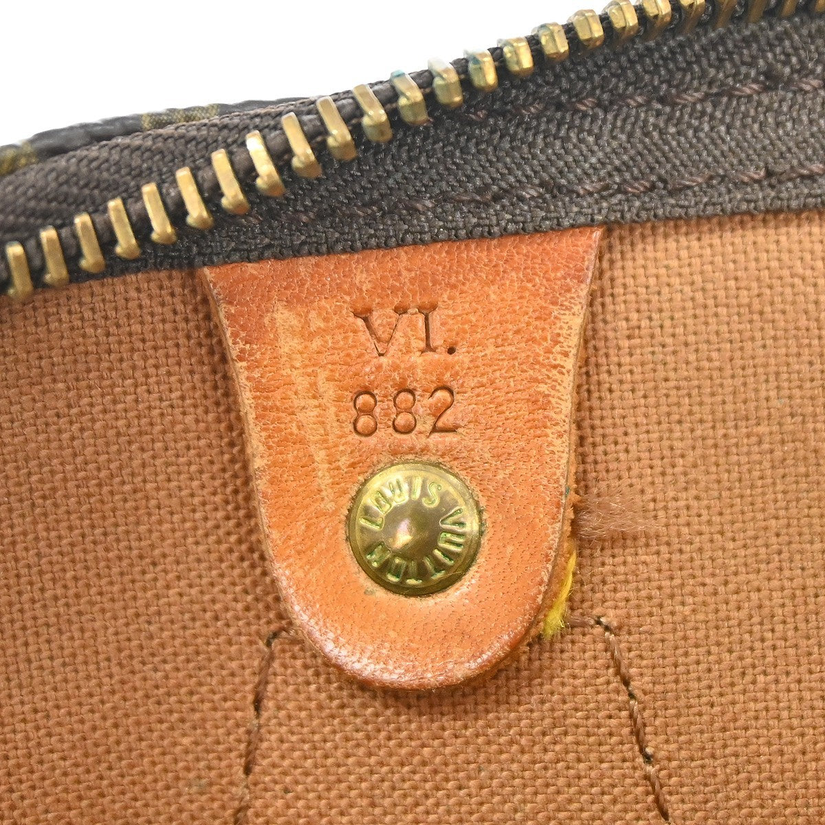 Louis Vuitton Louis Vuitton Speedy Handbag Monogram Canvas Brown Canvas Handbag (Pre-Loved)