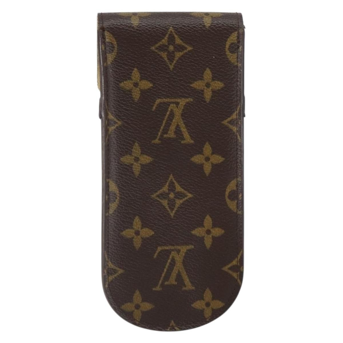 Louis Vuitton Etui À Stylo Canvas Brown Canvas Clutche & Pouche Bag (Pre-Loved)