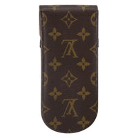 Louis Vuitton Etui À Stylo Canvas Brown Canvas Clutche & Pouche Bag (Pre-Loved)