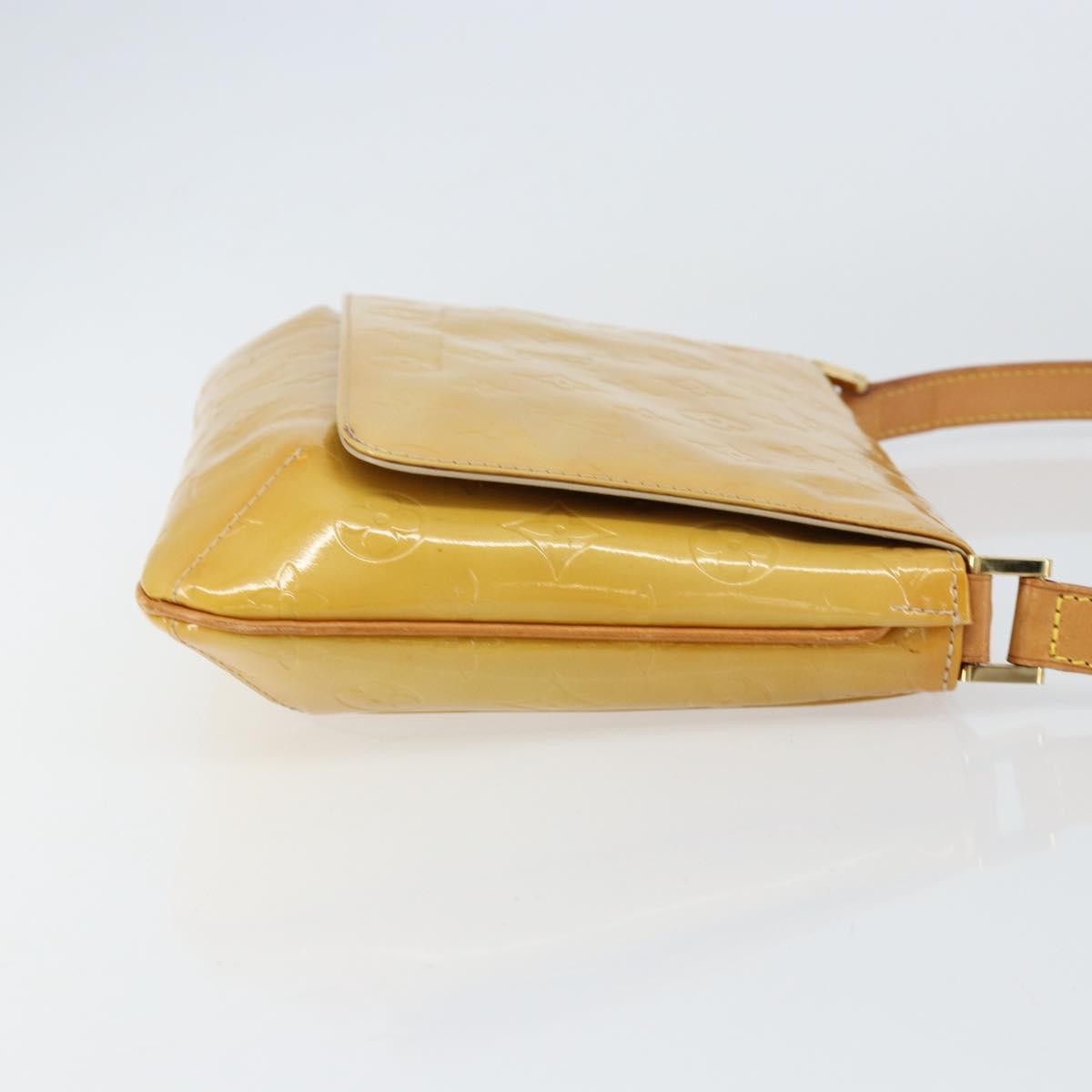 Louis Vuitton Thompson Street Handbag Monogram Vernis Beige Patent_Leather Shoulder Bag Bag (Pre-Loved)