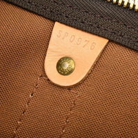 Louis Vuitton Keepall Bag Monogram Canvas Brown Canvas Travel Bag Bag (Pre-Loved)