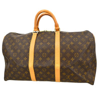Louis Vuitton Louis Vuitton Keepall Bag Monogram Canvas Brown Canvas Travel Bag Bag (Pre-Loved)