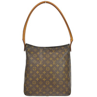 Louis Vuitton Monogram Looping Handbag Monogram Canvas Brown Canvas Shoulder Bag Bag (Authentic Pre-Loved)