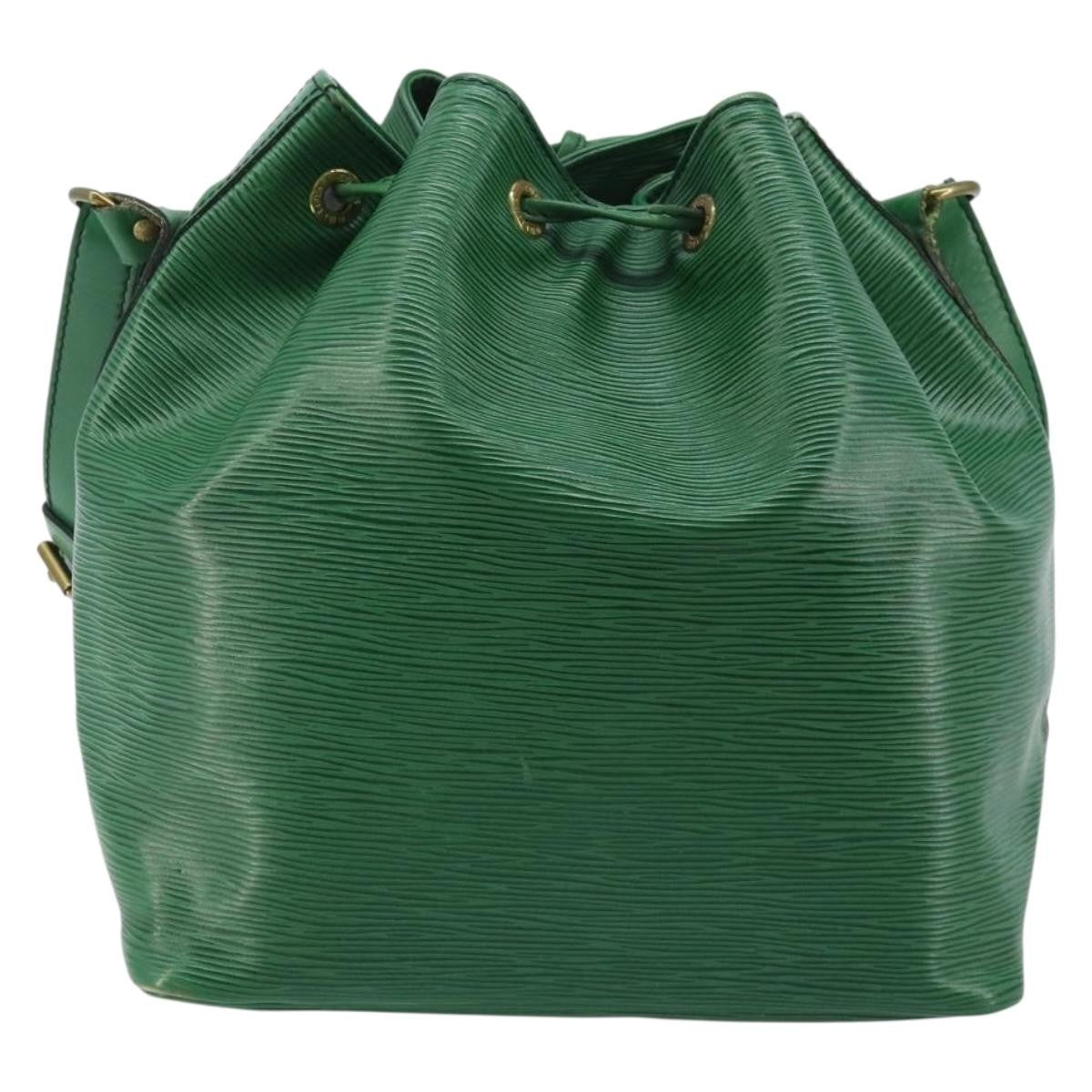 Louis Vuitton Petit Noe Handbag Epi Leather Green Leather Shoulder Bag Bag (Pre-Loved)