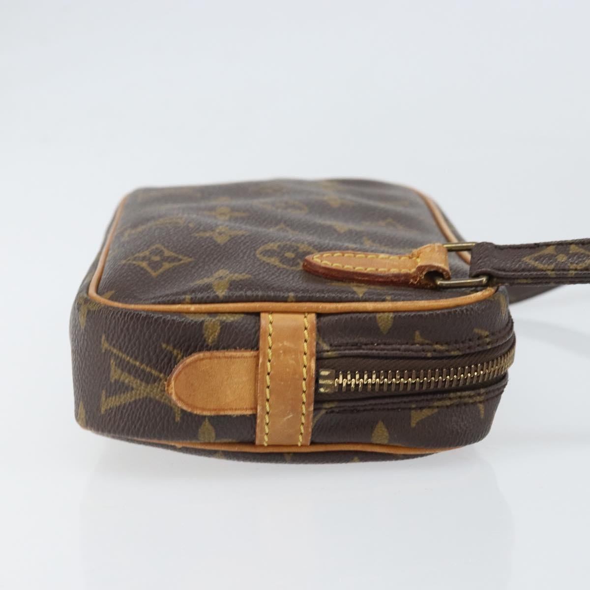 Louis Vuitton Pochette Marly Bandouliere Bag Monogram Canvas Brown Canvas Shoulder Bag Bag (Pre-Loved)