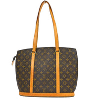 Louis Vuitton Babylone Handbag Monogram Canvas Brown Canvas Shoulder Bag Bag (Authentic Pre-Loved)