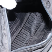 Prada Vintage Tote Tessuto Black Nylon Tote Bag Bag (Authentic Pre-Loved)