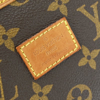 Louis Vuitton Saumur Handbag Monogram Canvas Brown Canvas Shoulder Bag Bag (Authentic Pre-Loved)