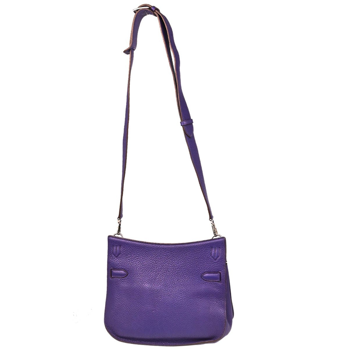 Hermes Jypsiere Bag Clemence Blue Leather Shoulder Bag Bag (Authentic Pre-Loved)