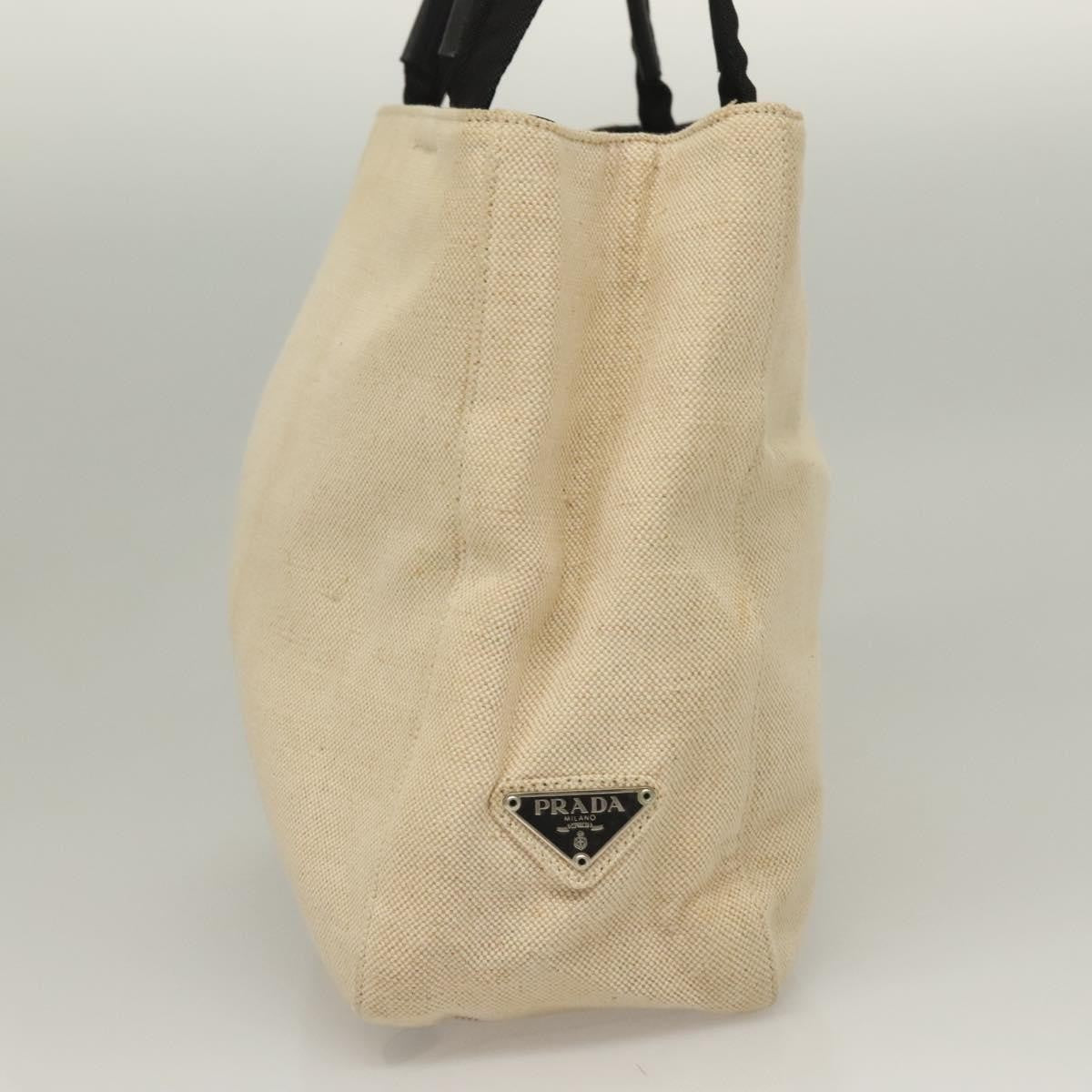 Prada Sport Tote Bag Canvas Beige Canvas Tote Bag Bag (Authentic Pre-Loved)