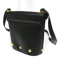 Salvatore Ferragamo Vintage Shoulder Bag Leather Black Leather Shoulder Bag Bag (Authentic Pre-Loved)