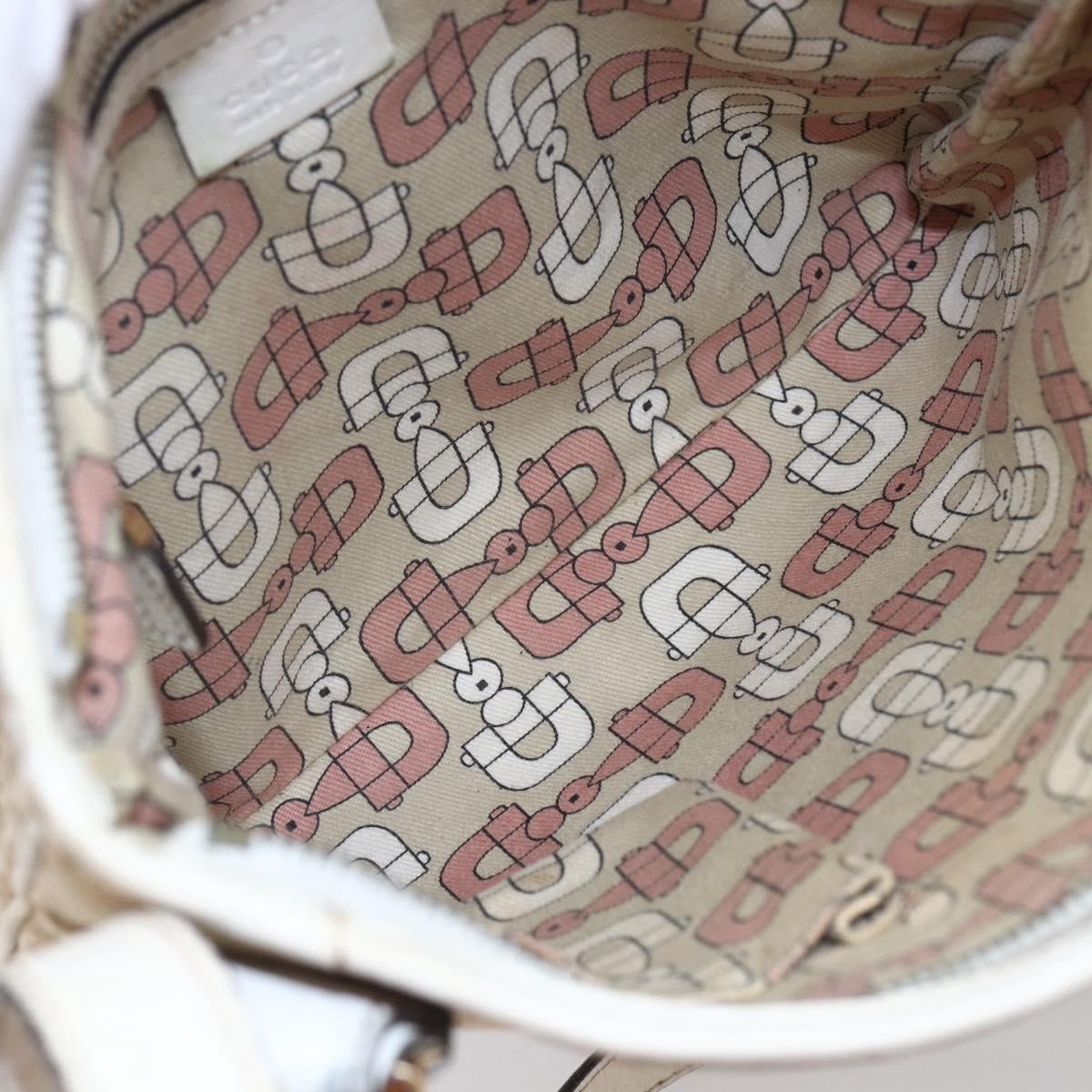 Gucci Jolicoeur Messenger Bag Gg Canvas Beige Canvas Shoulder Bag Bag (Pre-Loved)