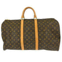 Louis Vuitton Louis Vuitton Keepall Bag Monogram Canvas Brown Canvas Travel Bag Bag (Pre-Loved)