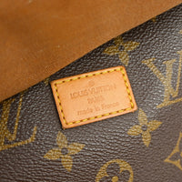 Louis Vuitton Saumur Handbag Monogram Canvas Brown Canvas Shoulder Bag Bag (Pre-Loved)